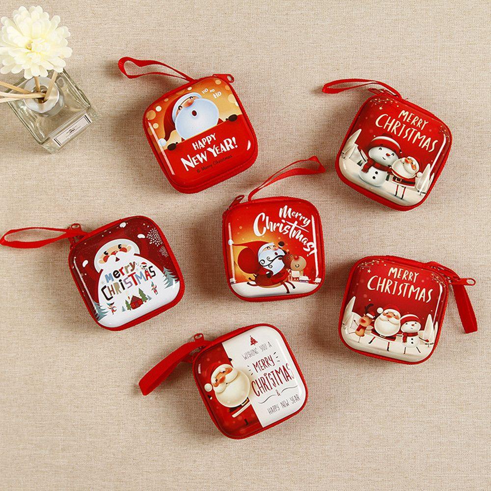 Ví Tròn Đựng Tiền Xu MIHAN1 Dùng Làm Quà Tặng Giáng Sinh / Năm Mới Cho Bé