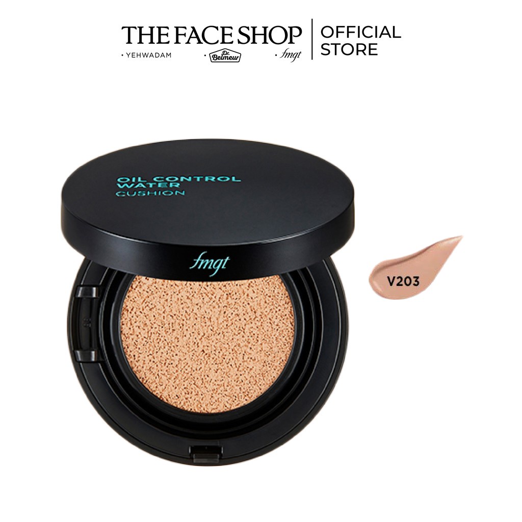 Phấn Nước Trang Điểm TheFaceShop Fmgt.B.Oil Control Water Cushion Ex Spf50+Pa+++ 15g(HSD 12/2022)