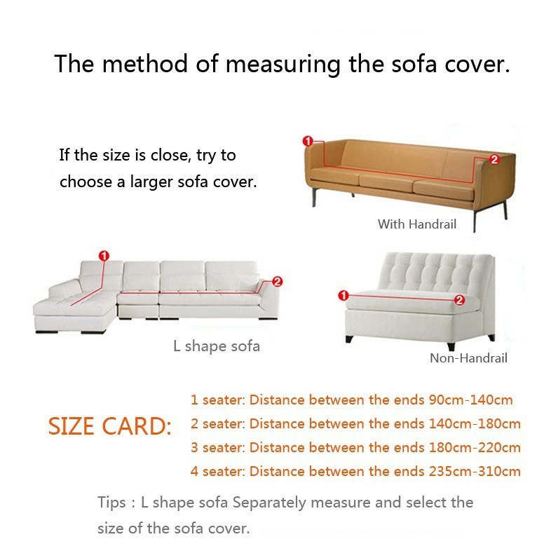 1/2/3/4 Seater  Pure Color Sofa Cover Stretch Protector  Universal Slipcover Home Decoration Good Guality