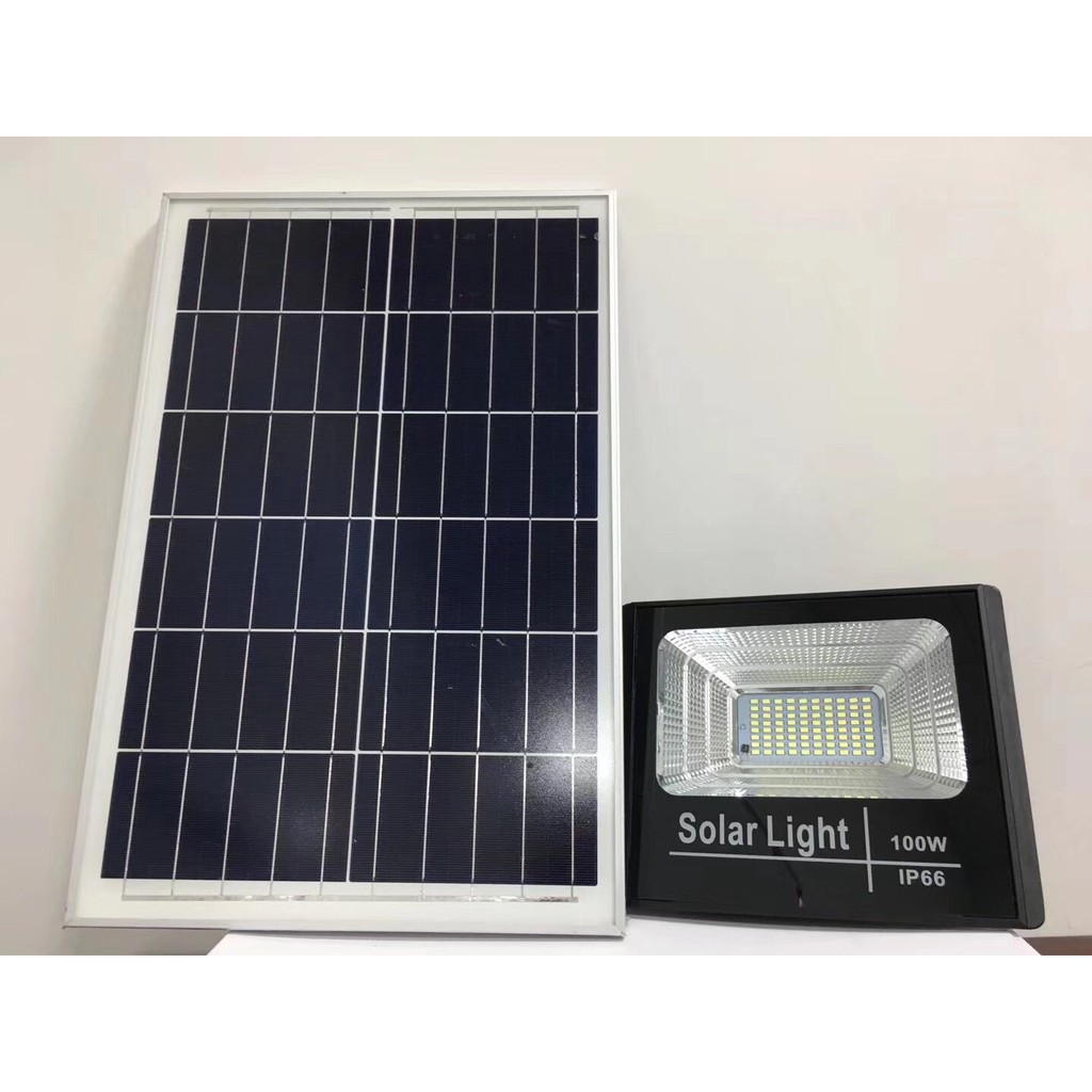 [Hot] Đèn Pha Led Sử Dụng Năng Lượng Mặt Trời 60w [ Hàng tốt ]