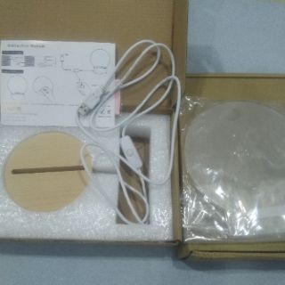 Đèn trang trí, đèn ngủ 3D độc đáo mẫu Noel