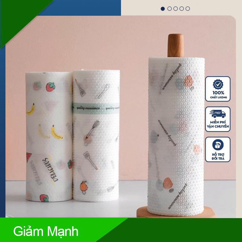 (Giảm Mạnh) Cọc gỗ cắm cuộn giấy lau đa năng cao cấp