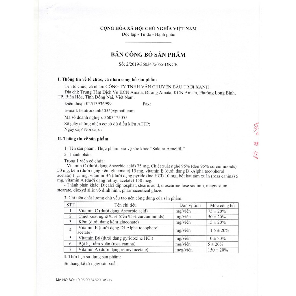 Viên uống giảm mụn, xóa tan sẹo thâm Sakura Acnepill | BigBuy360 - bigbuy360.vn