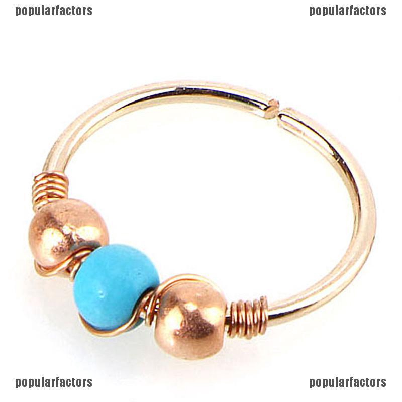 Khuyên Mũi Thép Không Gỉ Đính Ngọc Trai Cá Tính