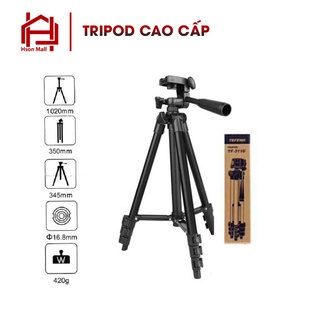 Gậy chụp ảnh 3 chân TRIPOD CAO CẤP, giá đỡ HSON quay phim, chụp ảnh, livestream tự sướng M3110 – M3120