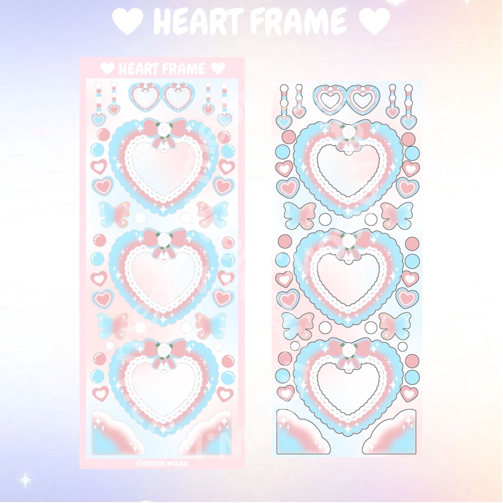 Sticker Heart Frame