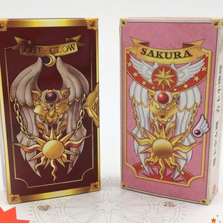 Bài tarot clow card/cardcaptor sakura/kinomoto sakura xinh xắn dễ thương chuẩn đẹp (tặng đá thanh tẩy)