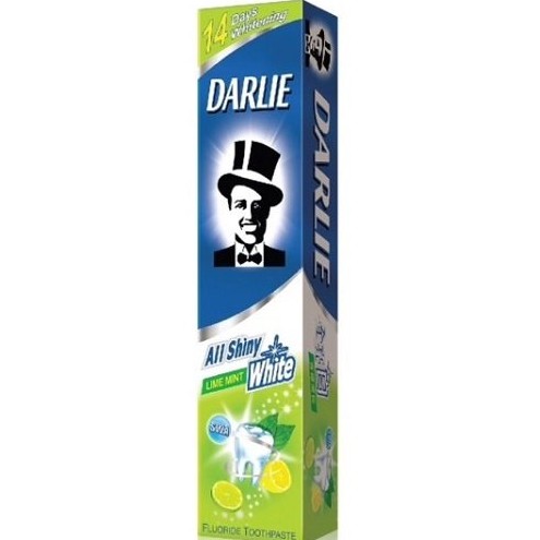 Kem Đánh Răng Darlie Chanh Bạc Hà Ông Tây Đen Thái Lan - 140gr (hộp 2 tuýp)