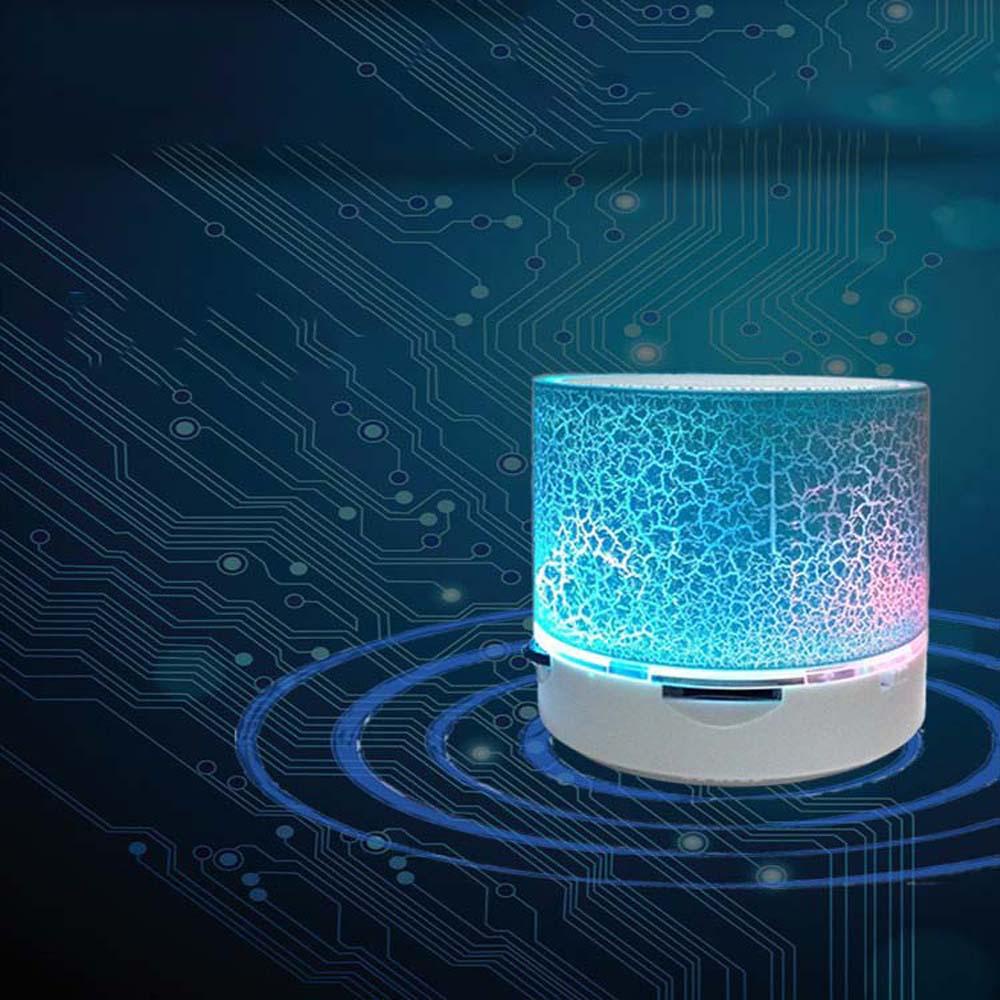 Loa Không Dây Có Đèn LED Nhiều Màu Sắc Hỗ Trợ Thẻ TF
