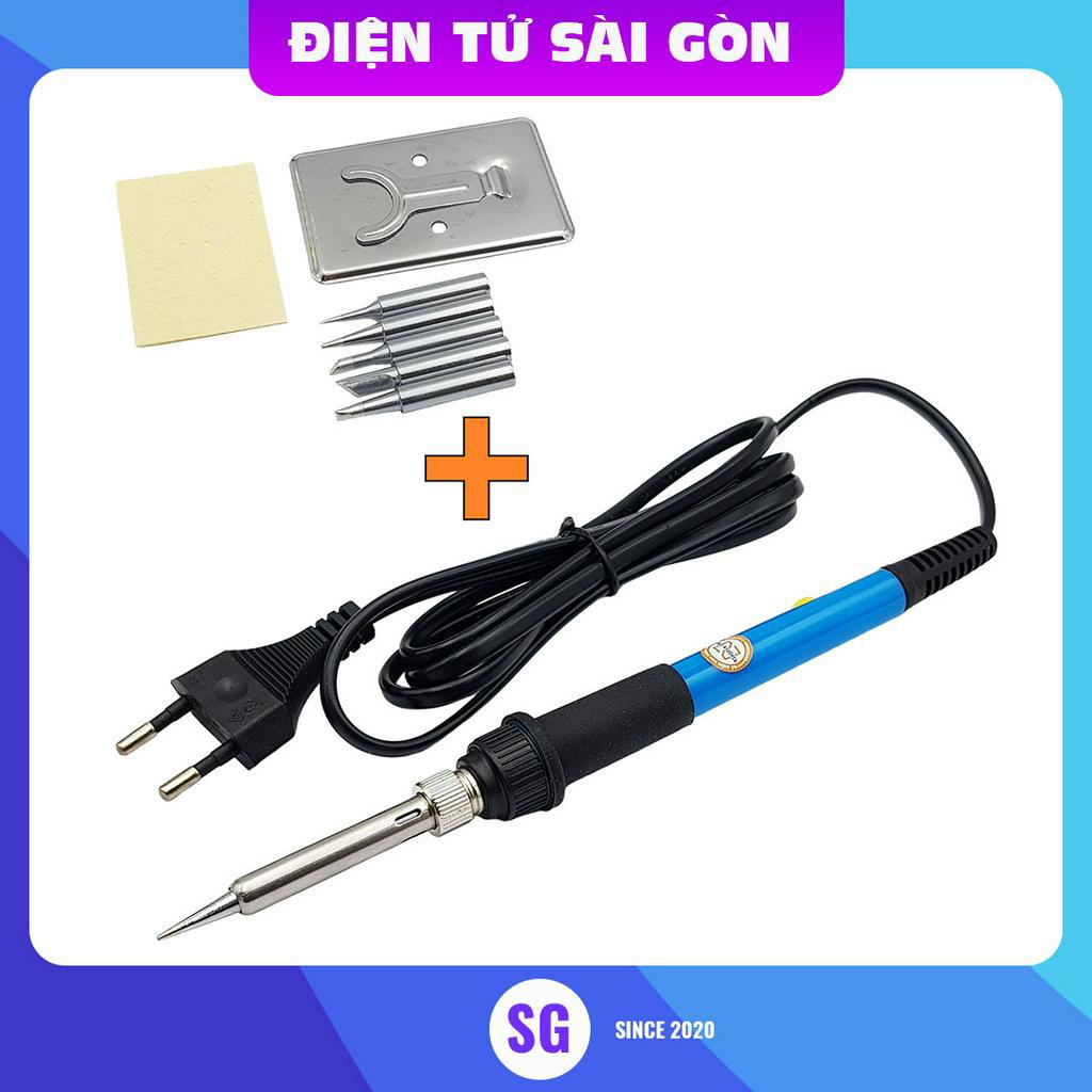Mỏ hàn chì điều chỉnh nhiệt độ NO.911 60W + 5 mũi hàn + miếng gác - 4HTI