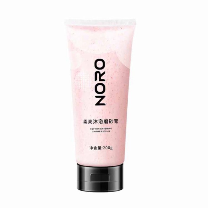 Tẩy da chết toàn thân Noro chiết xuất trái cây Soft Brightening Shower Scrub 200g NTTBC1