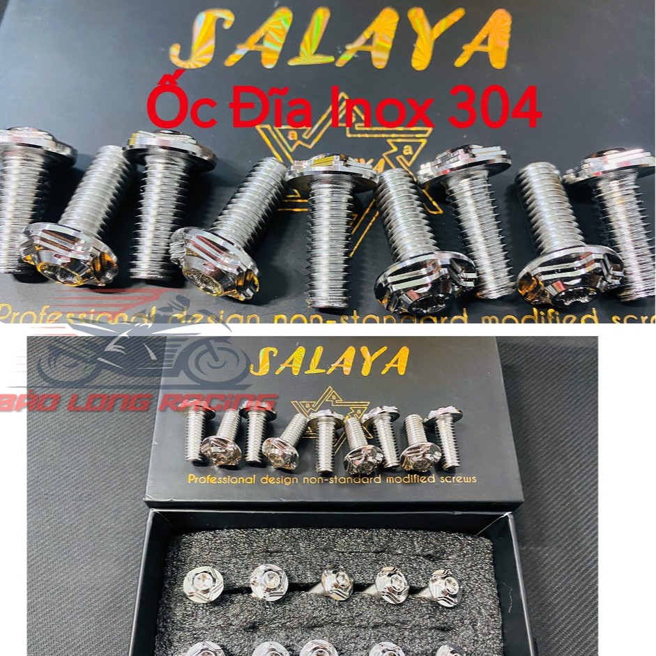 bộ 10 Ốc dàn áo Salaya 6li20 Inox 304 (01)