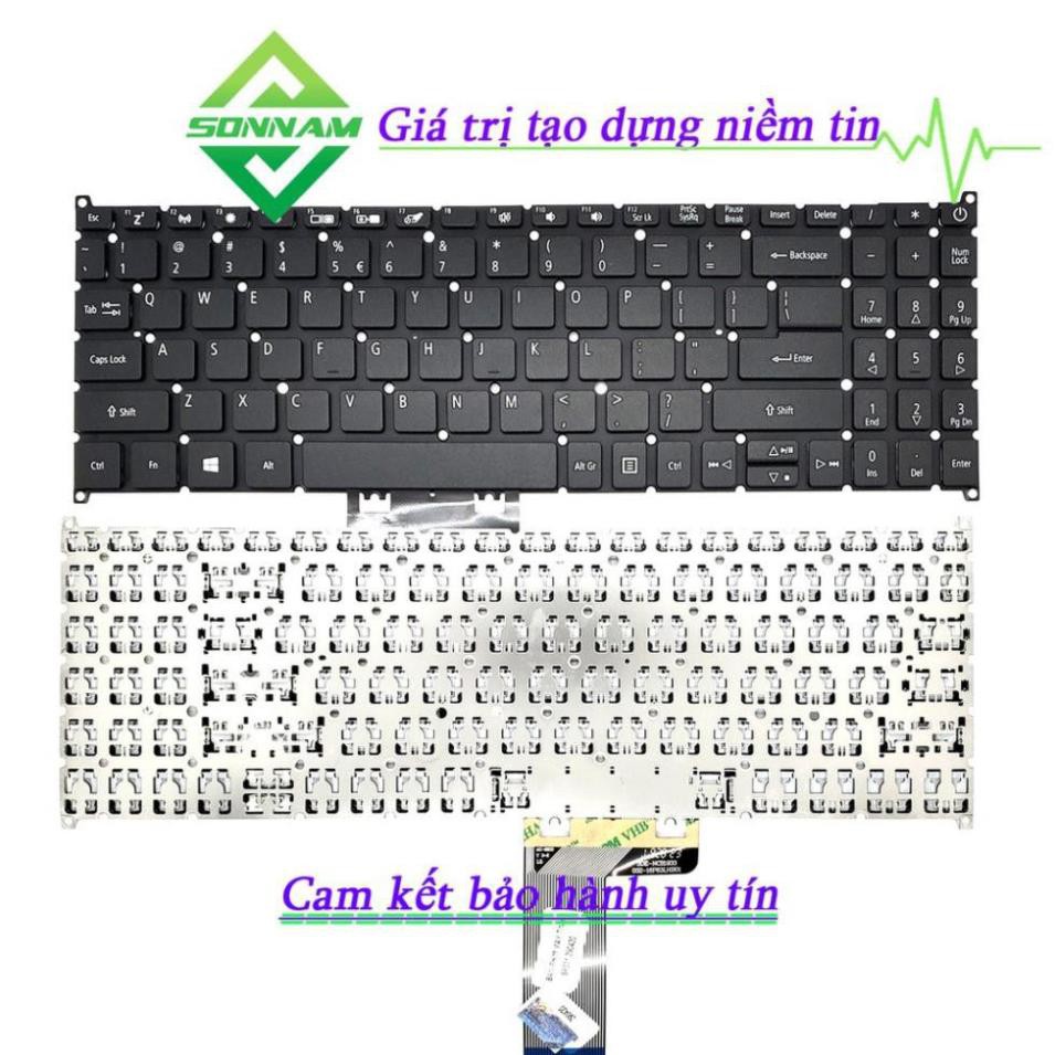 Hàng Chính Hãng -  Bàn Phím Laptop Acer SF531,sf315-51 - Bảo Hành Đổi Mới 9 Tháng