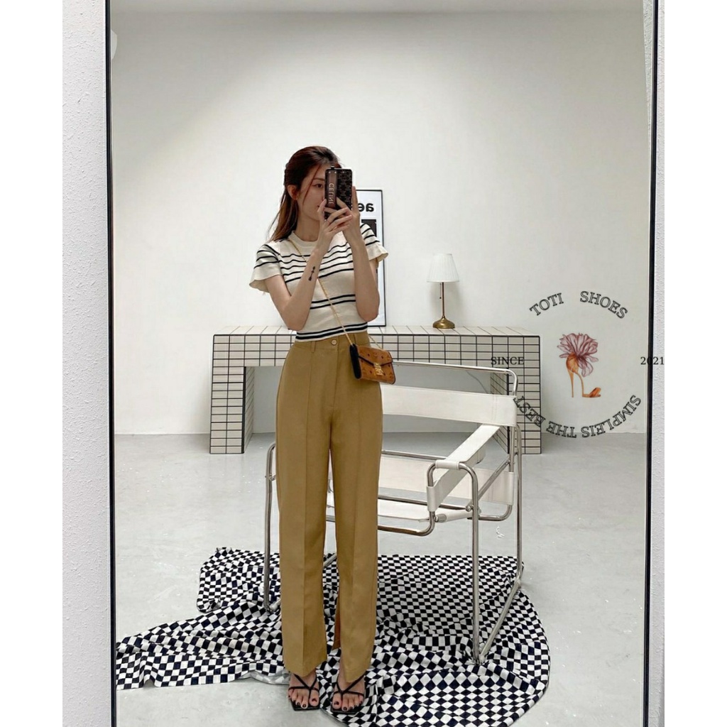 GUỐC NỮ TOTIIE STORE - DÉP CAO GÓT 7 PHÂN THỜI TRANG - GIÀY GÓT NHỌN QUAI KẸP - D2007200