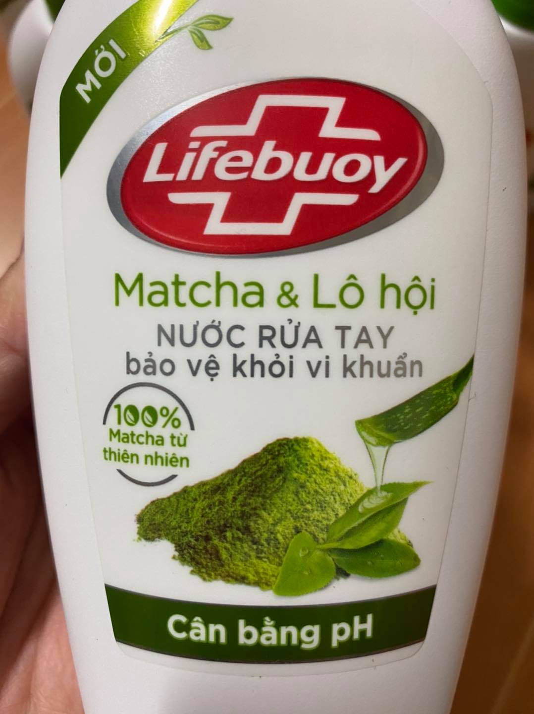 Nước rửa tay Lifebuoy 180g Matcha & Lô hội