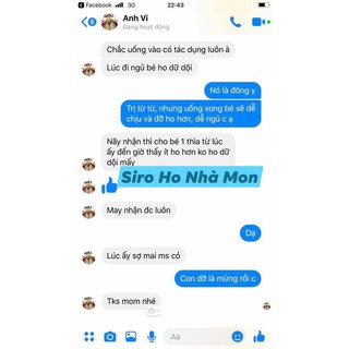 Siro ho thảo dược Mon Mon