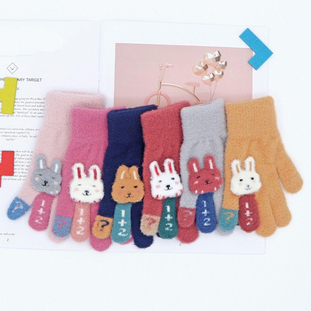 Găng Tay Dệt Kim Thân Thiện Với Da Mùa Đông Cho Trẻ Em MIHAN1