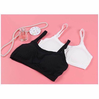 Áo bra 3 dây 3 màu đen & trắng & da