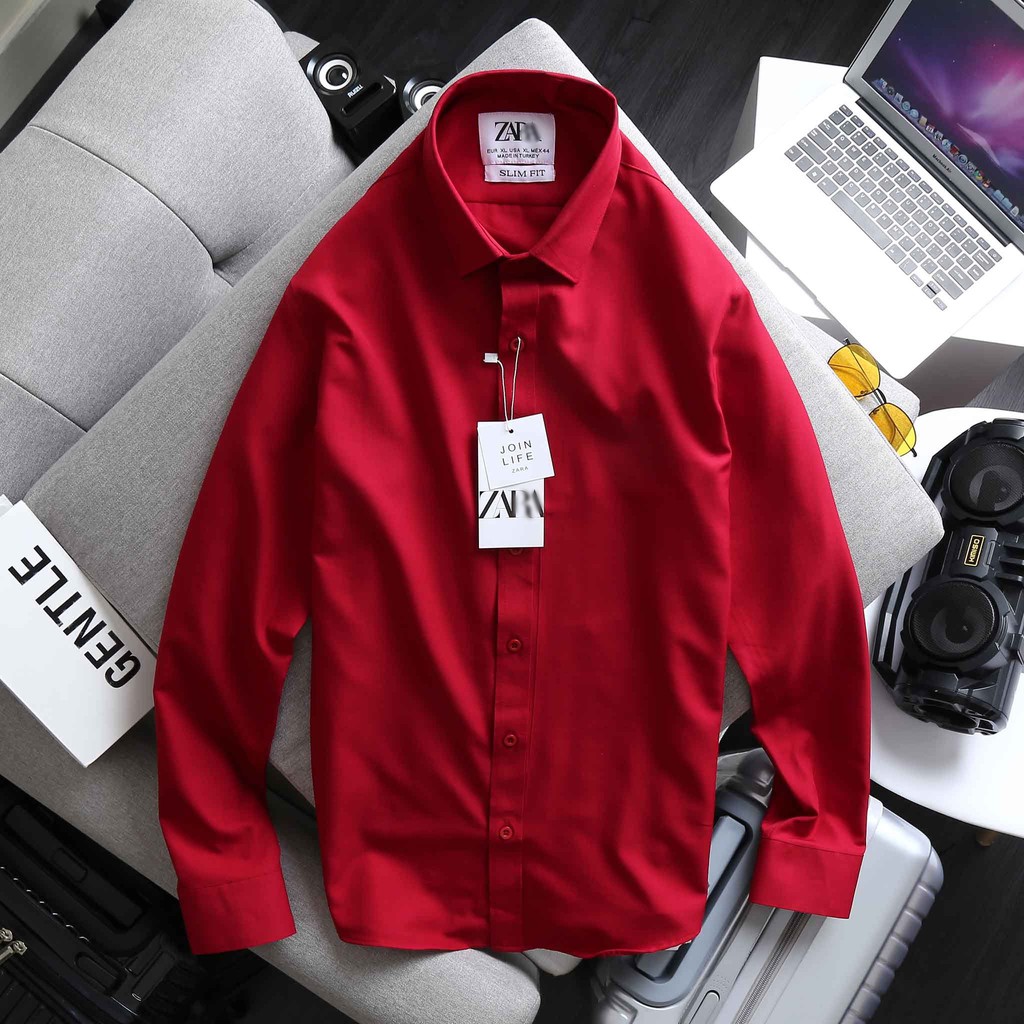 [VNXK] Áo Sơ Mi Nam - Hàng xuất - Sơmi Nam Công sở chất lụa chéo hot 2021 | BigBuy360 - bigbuy360.vn