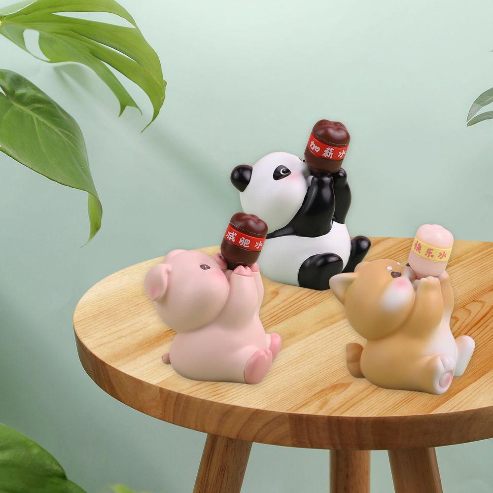 LET Đồ trang trí Động Vật Bằng Nhựa Resin Trang Trí Nhà Cửa / Sân Vườn