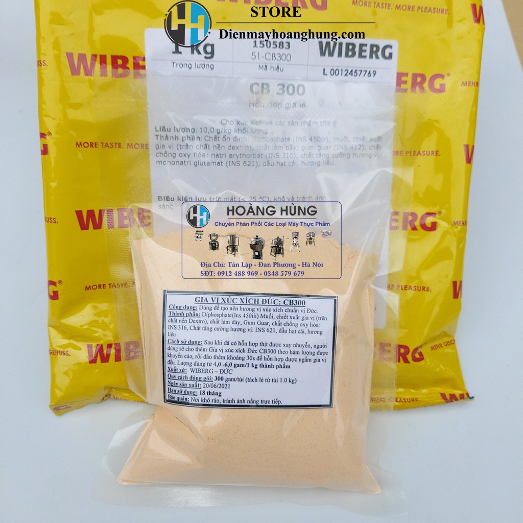 Hương vị xúc xích CB300 chính hãng chuẩn hương vị xúc xích Đức