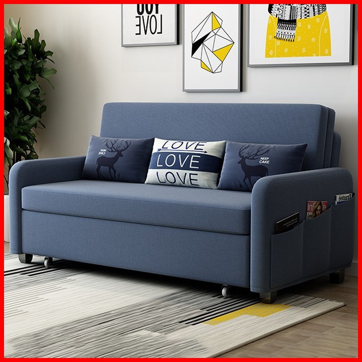 [Giảm giá thần tốc] Sofa giường đa năng, Sofa giường gấp gọn 1.6m x 1.9m có ngăn chứa đồ, giường thông minh xếp thành gh