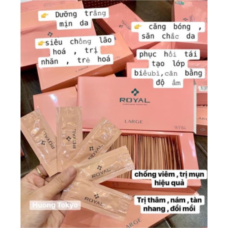 [CHÍNH HÃNG] HOÀNG GIA SERUM NHAU THAI CUỐNG RỐN ROYAL gói mini | BigBuy360 - bigbuy360.vn