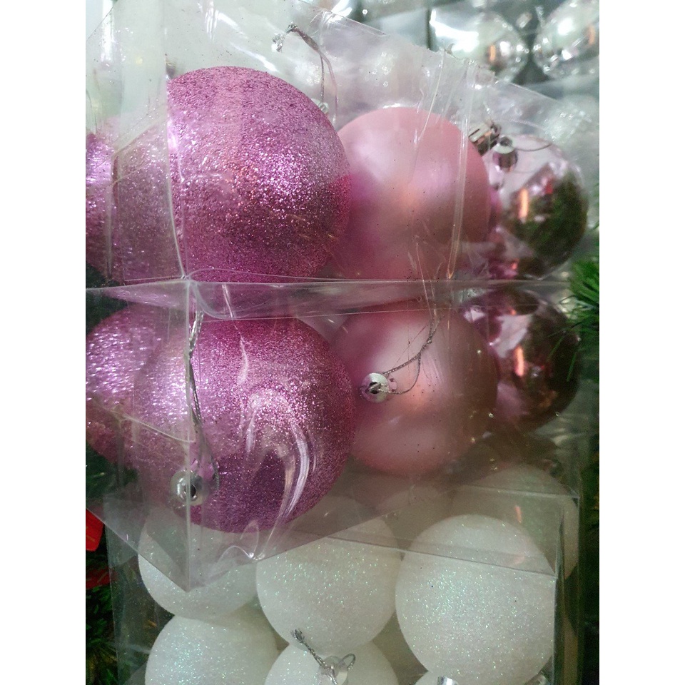 SET 6 CHÂU TRANG TRÍ CÂY THÔNG NOEL