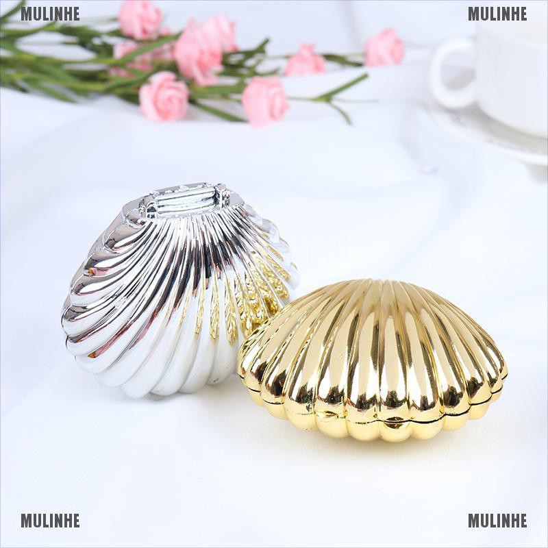 1 Hộp Đựng Kẹo Cưới Bằng Nhựa Hình Vỏ Sò Sáng Tạo