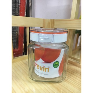 Hũ thuỷ tinh herevin vuông nắp cài thổ nhĩ kỳ