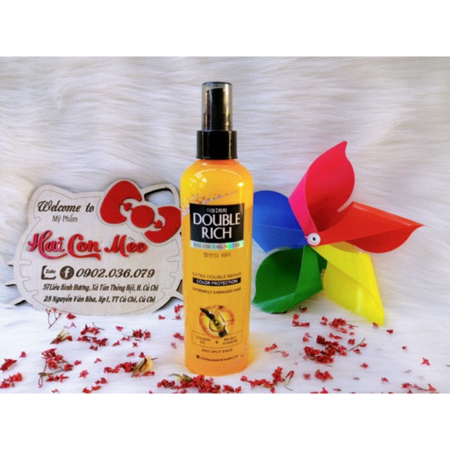 XỊT DƯỠNG DOUBLE RICH CHUYÊN SÂU GIỮ MÀU DÀNH CHO TÓC NHUỘM 250ML