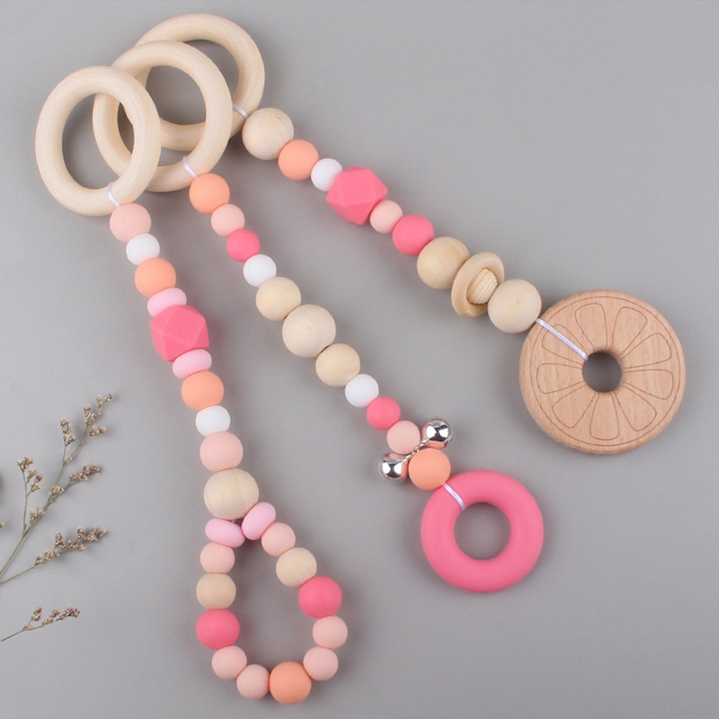 Bộ 3 Đồ Chơi Lục Lạc Treo Xe Đẩy Em Bé Sơ Sinh