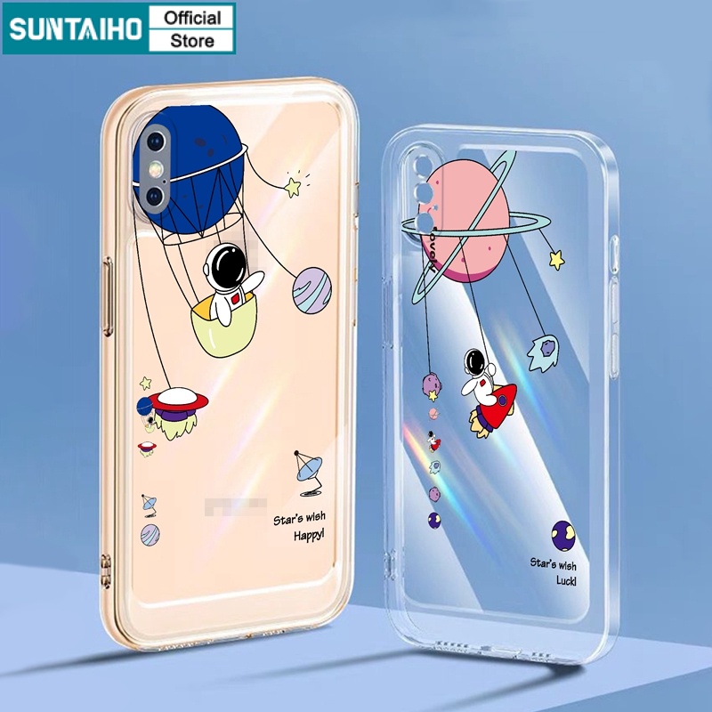 Suntaiho Ốp Điện Thoại Họa Tiết Phi Hành Gia Cho iphone 11 Pro Max / 13 12 Pro / Xs Max iphone xr / Xs 8 7 Plus
