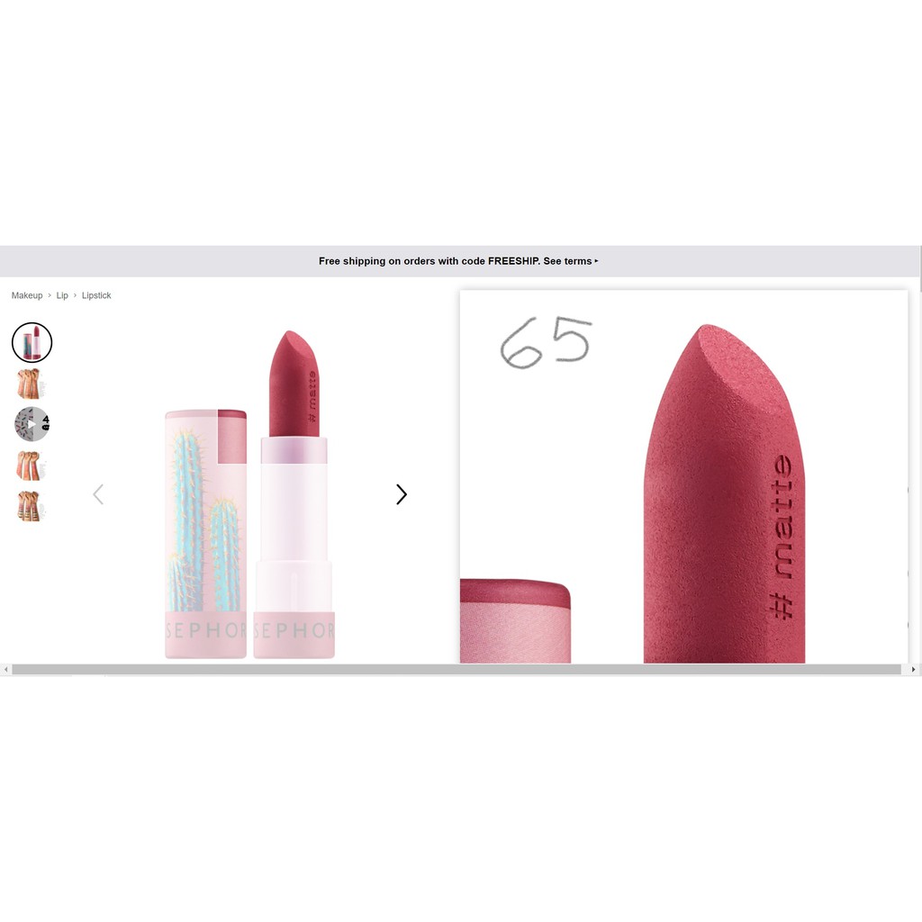 Son lì Sephora - #lipstories lipstick- Hàng chính hãng - fullsize