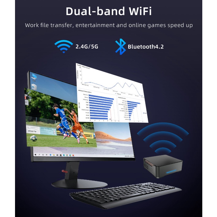 PC BOX Mini Intel® Gemini Lake Refresh Processor J4125 8G LPDDR4 + 128Gb SSD  | BigBuy360 - bigbuy360.vn