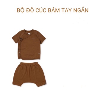 [LECOON] Bộ đồ cúc bấm tay ngắn