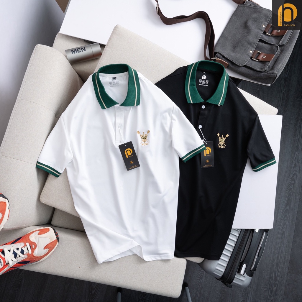 Áo thun polo cao cấp, áo polo nam có cổ nam nữ cổ dệt đẹp chất cá sấu cotton cao cấp - REMMY
