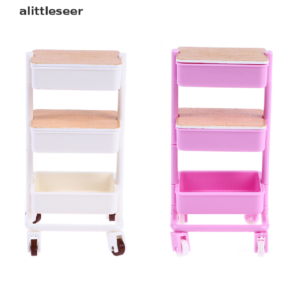 Xe Đẩy Em Bé Trang Trí Nội Thất Cho Nhà Búp Bê Tỉ Lệ 1: 12