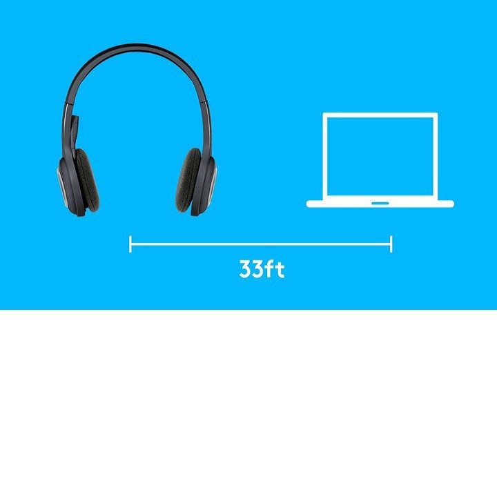 Tai nghe chụp tai không dây có micro Logitech H600 - Hàng Nhập khẩu, cao cấp