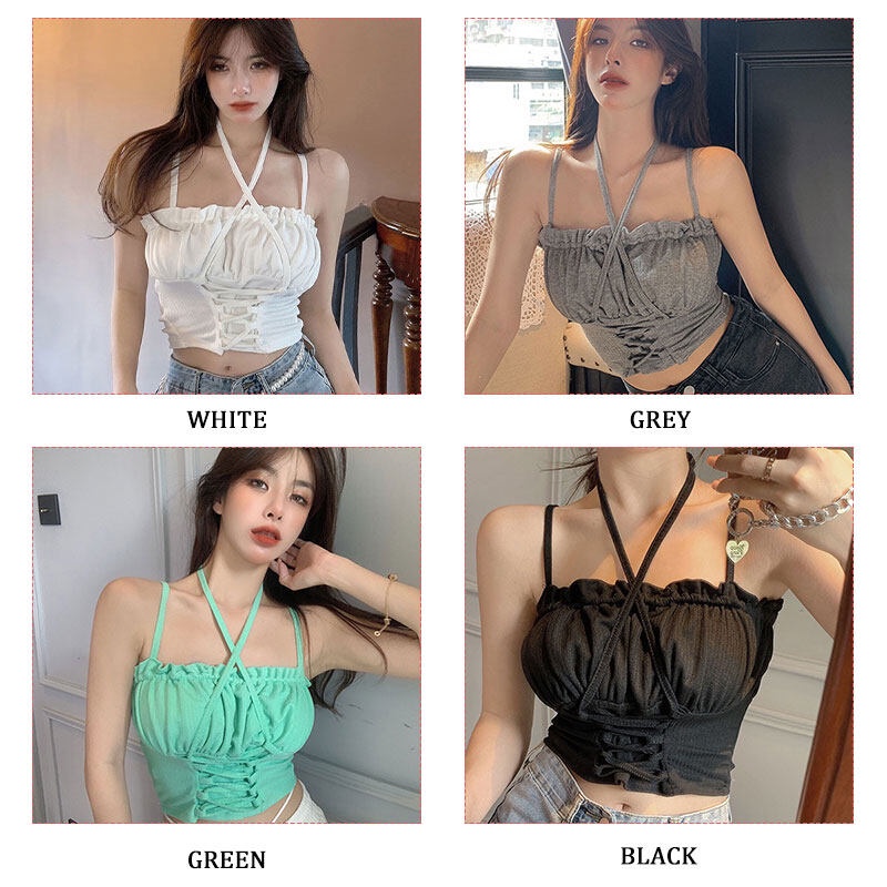 Áo YEYA hai dây mỏng ngọt ngào cho nữ