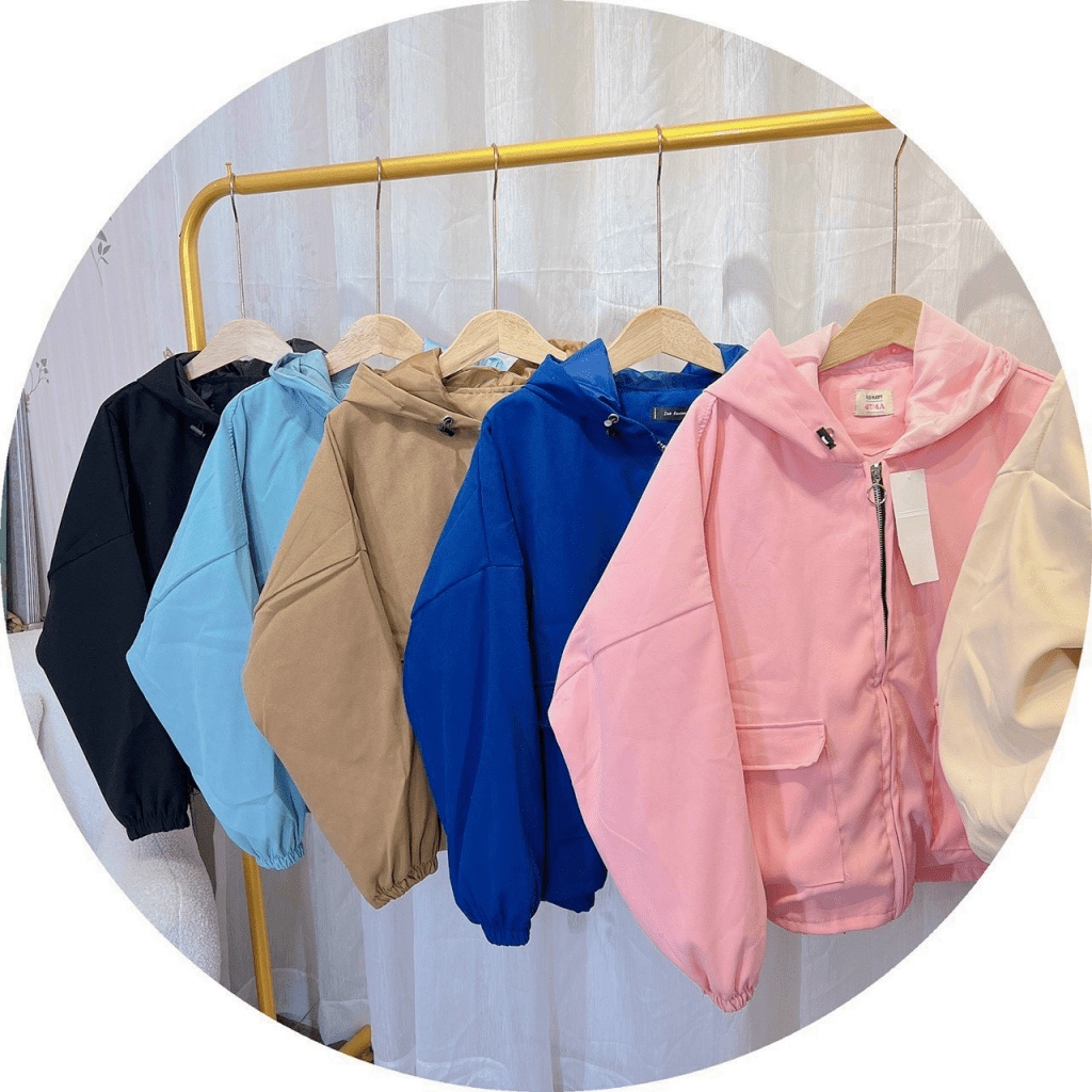 ÁO KHOÁC NỮ CHỐNG NẮNG TRƠN CÓ DÂY KÉO CHẤT LIỆU DA LỘN CAO CẤP ĐỦ SẮC MÀU VALENTINA SHOP