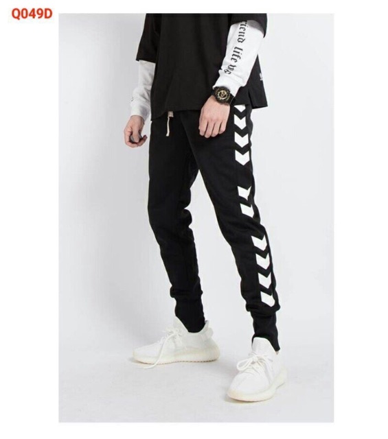 &lt;FREE SHIP&gt; QUẦN JOGGER Nỉ  NAM NỮ UNISEX CHẤT MỊN IN MŨI TÊN