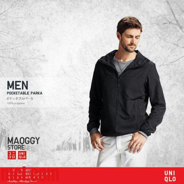 Áo gió nam uniqlo pocket 2018