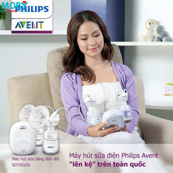 Máy Hút Sữa Bằng Điện Đôi Philips Avent