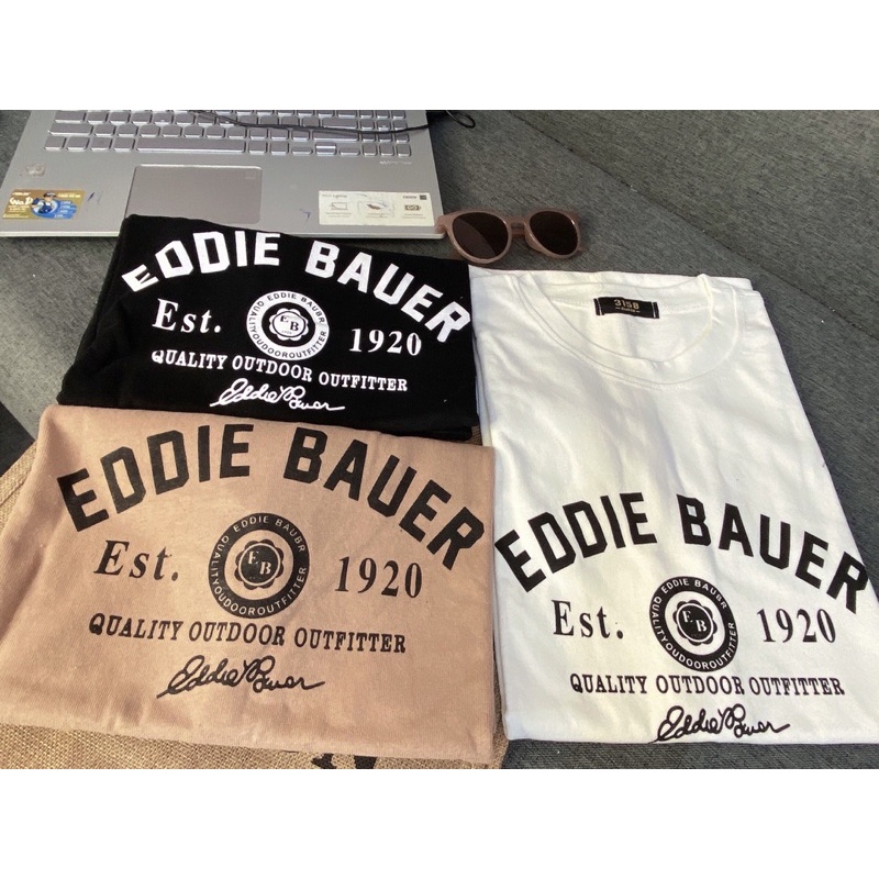 Áo Thun 3158 In Chữ EDDIE BAUER, Áo Phông Nam Nữ Tay lỡ form rộng Oversize | BigBuy360 - bigbuy360.vn