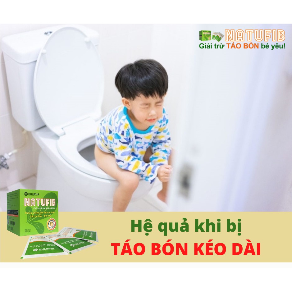 Natufib - Bổ sung chất xơ hỗ trợ và phòng táo bón cho trẻ em và phụ nữ mang thai (Hộp 20 Gói)