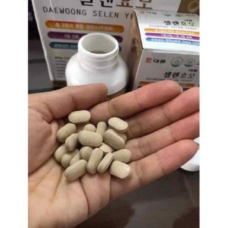 Viên Uống Tăng Cân Selen Yeast Hàn Quốc, Hộp 2 Lọ * 240 Viên, Giúp Ăn Ngon, Khỏe Mạnh