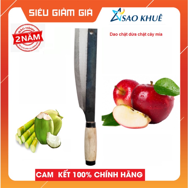Dao chặt dừa chặt cây mía được làm bằng nhíp xe
