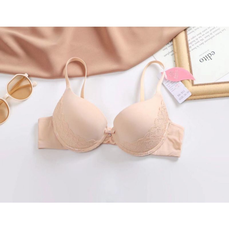 Áo Lót Anny Thái Trơn Mịn - Độn Kép 3CM - Nâng Tự Nhiên - Siêu Gom