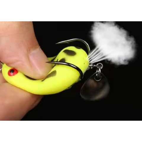 mồi giả Mồi Câu Cá Giả Hình Con Ếch 2.5cm 3.2g/ 3cm 4.2g Super Frog Lure Mồi giả câu cá lóc FATRENDCB